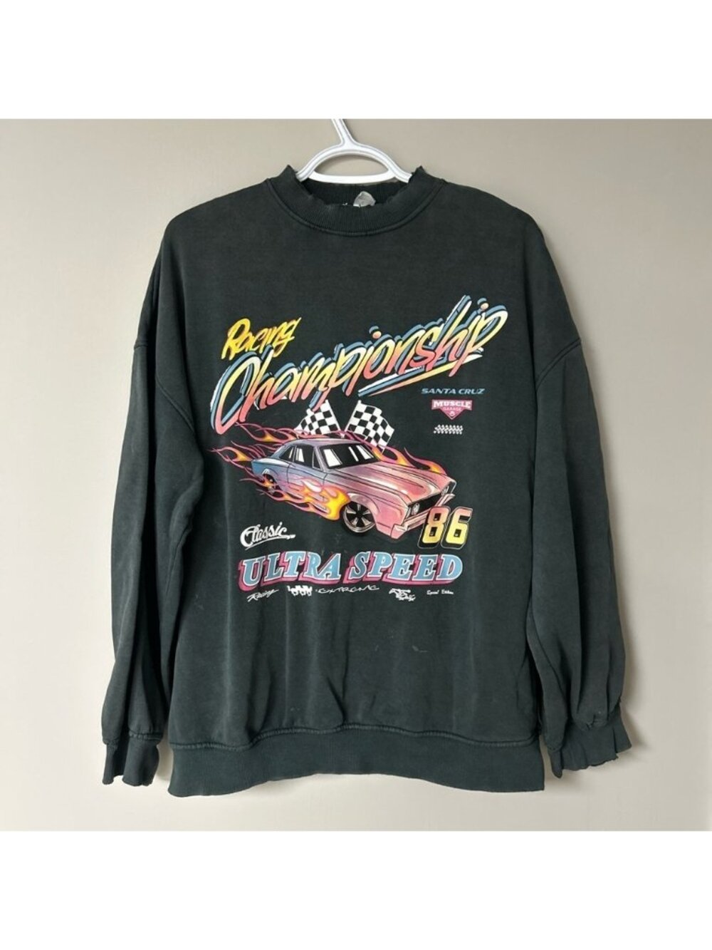 H&M Racing Championship Ultra Speed, 86 Santa Cruz Grey Crewneck